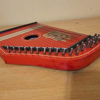 Jubel Tone Zither folk musical instrument 27 strings Musima Germany Vintage image 4