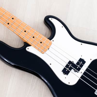 1990 Fender Precision Bass ‘70 Vintage Reissue PB70-700 Black w/ Ash Body, Japan MIJ Fujigen image 7