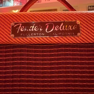 1956 Fender Deluxe 5E3 Narrow Panel 15-Watt 1x12" Guitar Combo- Tweed image 7