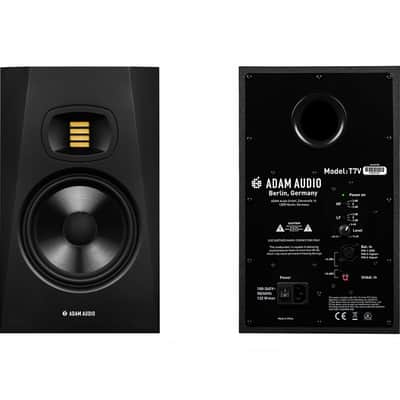 ADAM Audio T7V 7-inch Studio Monitor Black Pair with OnStage XLR Cable 2 Pack image 7