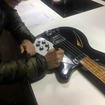 Rickenbacker 4005 ex Mani THE STONE ROSES 1974 Jetglo image 3