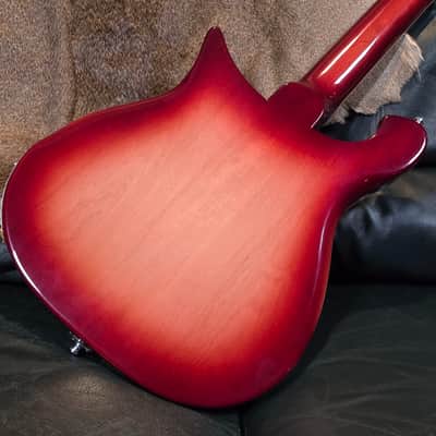 1996 Rickenbacker 620/12 Fireglo 12-String Solid Body Electric Guitar with OHSC image 9