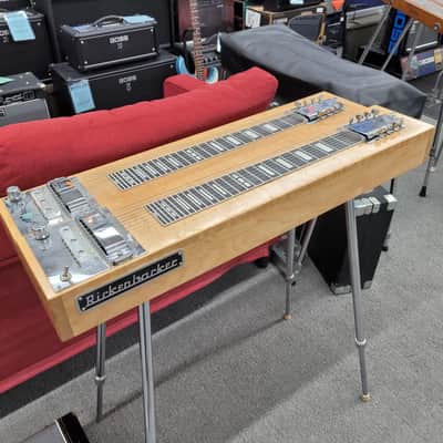 Rickenbacker Twin Neck 8/8 Console Steel Guitar with Case - Natural image 1