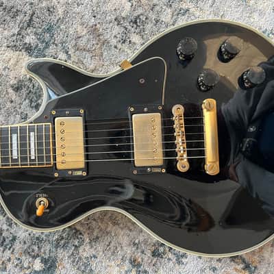 Burny Japanese RLC-60 1980s Custom Black Beauty image 1