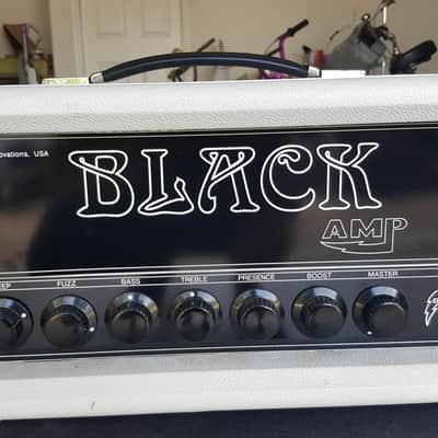 Electric Amp USA Master Volume Unit Black Amp 2006 white tolex with road case image 1