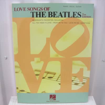 The Beatles Love Songs of 2nd Edition Piano Vocal Guitar Sheet Music Song Book Songbook image 1