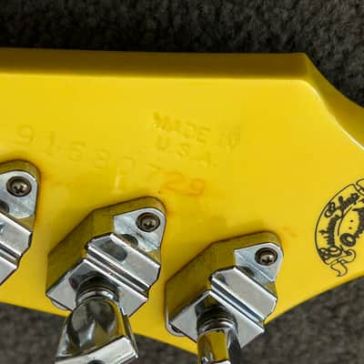 Gibson Custom Shop Firebird 1990 - unique Metallic Yellow finish sounds incredible! image 15