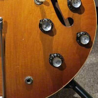 Epiphone 1962 Riviera Honeyburst with S.S. Frets & Case (Joe Satriani Private Collection)(Pre-Owned) image 5