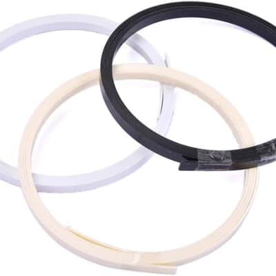 3pcs Plastic Guitar Binding Purfling Strip Guitar Binding Material for Guitar Parts Accessories (Black White Beige) image 3