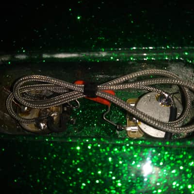 Gibson Les Paul Junior 1958 Marty Bell Sparkle Green Vintage Refin image 9