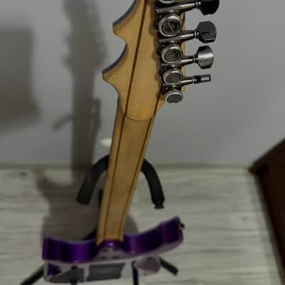Lionheart Guitars Eximia Custom 6-String "Galaxy" | Built-in LED System | Edge Tremolo | w/ Hard Case & COA image 5
