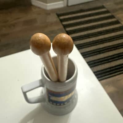 Vintage Shaw Alex Duthart Pipe Band Model Drumsticks – Made in England image 9