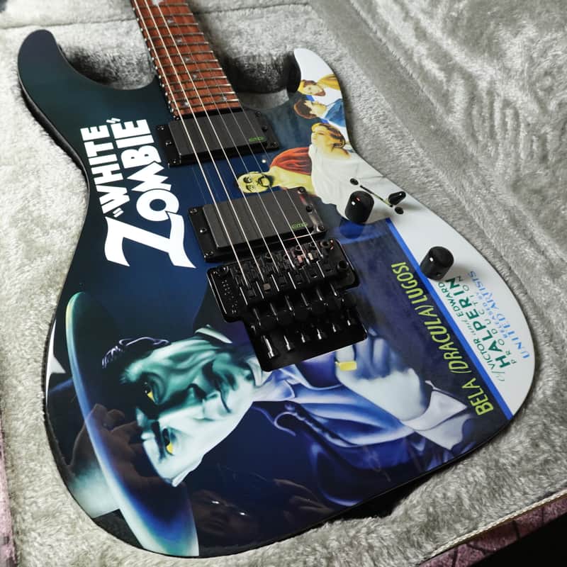 ESP LTD Kirk Hammett Signature KH-WZ White Zombie image 1