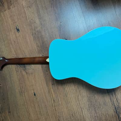 Fender California Series Malibu Player 2018 - 2019 - Aqua Splash image 3