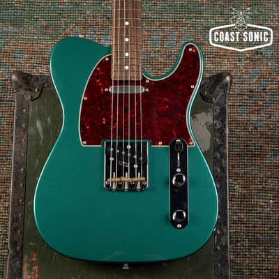 2023 Fender FSR Hybrid II Telecaster Sherwood Green w/ Matching Headstock Japan MIJ image 5