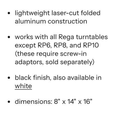 Rega Wall Mount Bracket 2025 - Black image 4