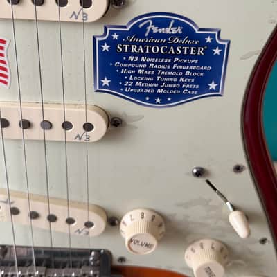 Fender Stratocaster deluxe 2011 - Aged cherry sunburst- Ash image 7