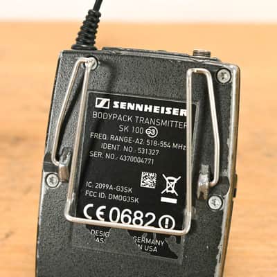 Sennheiser ew 100 G3 Bodypack Wireless System - 518-554 MHz (NO PSU) CG01YQS image 15