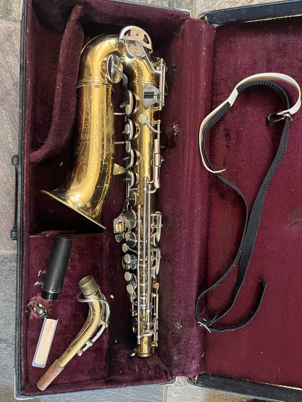 Conn-Star Alto saxophone with case and mouthpiece. Made in USA image 1