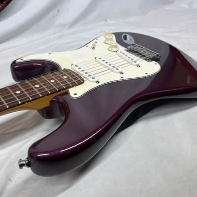 Fender Standard Stratocaster Strat Electric Guitar- Wine Red image 20