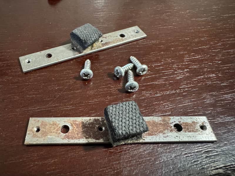 Gibson Vintage Les Paul Deluxe Mini Humbucker P-90 Pickup Brackets 1969 1970 1971 1972 1973 1974 image 1