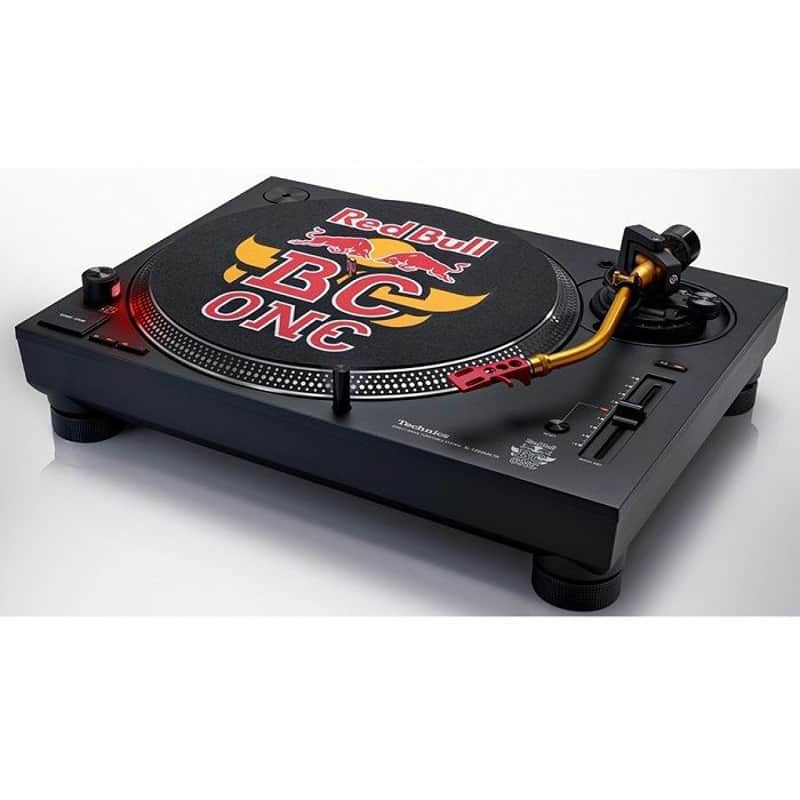Technics SL-1210MK7 Limited Edition "Red Bull" Direct Drive DJ Turntable (black) image 1