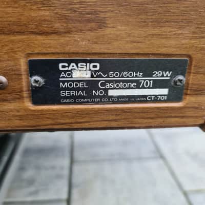 Vintage Casio CT-701 Casiotone 61-Key Synthesizer Japan image 7