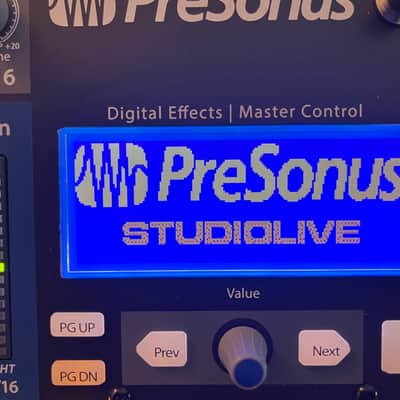 PreSonus StudioLive 16.0.2 USB 16-Channel Digital Mixer 2017 - Present - Blue/Silver image 2