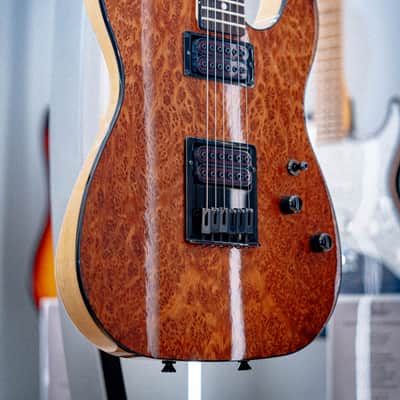 Schecter USA PT Custom EXOTIC Redwood Burl image 2