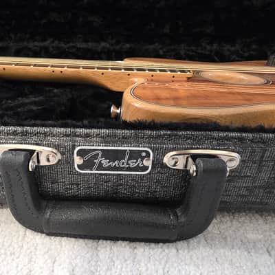 Fender American Acoustasonic Telecaster Exotic Koa 11/2019 - Natural image 3