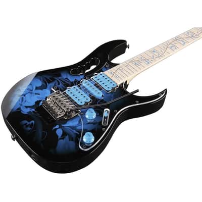Ibanez JEM77PBFP Steve Vai Signature Jem w/Bag - Blue Floral Pattern image 4