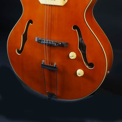 Craven Tenor Guitar 350JLS-AC John Lawlor Signature Tenor Archtop Guitar 2022 - Amber Cream image 12