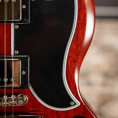 Epiphone 1964 SG Standard with Maestro Vibrola Reissue Electric Guitar - Cherry Red with Hardshell Case image 10