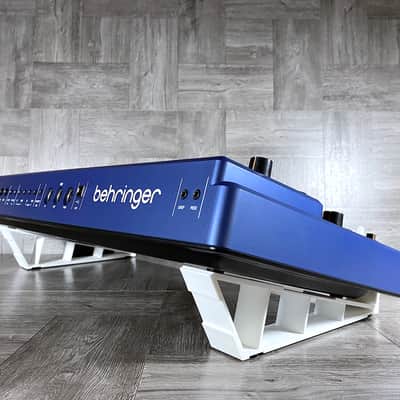 15º Stand for Behringer MS-1 / MS-101 Synth - Roland SH101- Color WHITE - by KZcraftworks - US Seller image 2