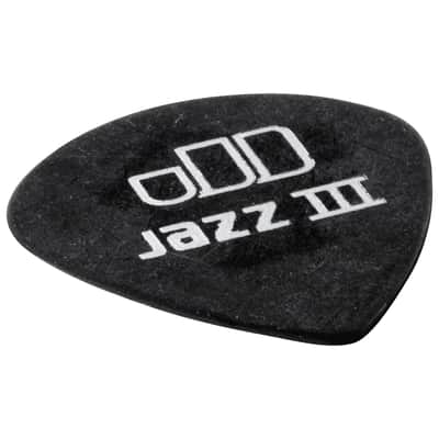 482R073 Tortex Pitch Black Jazz III 0,73 mm Sachet de 72 Dunlop image 3