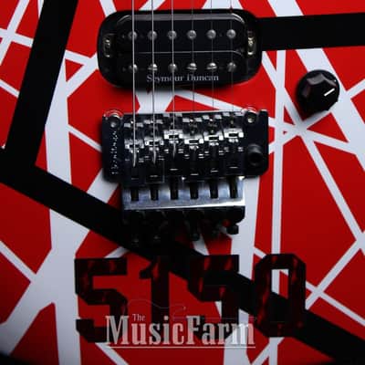Kramer 1984 Reissue 2005 Eddie Van Halen 5150 Striped Electric Guitar w Gig Bag image 21