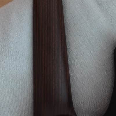 2015 Ernie Ball Music Man JP6 BFR – Quilt Maple Top – Rare All Rosewood Neck – Piezo – USA image 3
