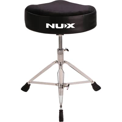 NUX Saddle-Style Drum Throne, Spiral Base image 3