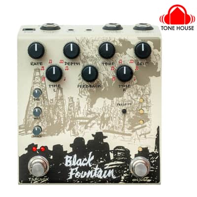 Old Blood Noise Endeavors Black Fountain Stereo Delay (Cream) – New image 1
