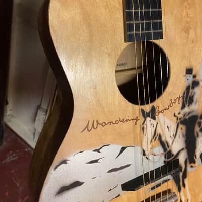 R.S. Williams built RARE "Wandering Cowboy" 1950s stencil guitar Hensel made in Canada image 9