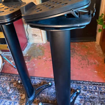 Ultimate Support MS-100B Adjustable Studio Monitor Stands (Pair) - Black Bild 4