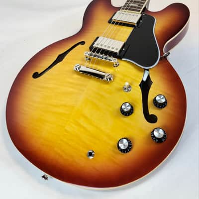 Epiphone ES-335 Figured Top, Raspberry Tea Burst, Inspired by Gibson 2026 image 5