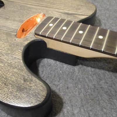 Swamp Ash Telecaster Body  2018 Black / Natural image 19