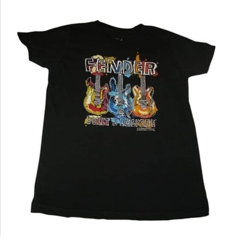 Fender Preteen Paint Short Sleeve T-Shirt Size Small/8 #9130004306 Unisex Tee image 1