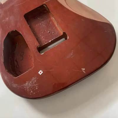 Red Quilted Maple Top Guitar HH Basswood Body DIY Project image 4
