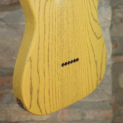 TOM ANDERSON T-Icon SS - Swamp Ash Body & Caramel Maple Neck - Satin Organic Grain Butterscotch image 16