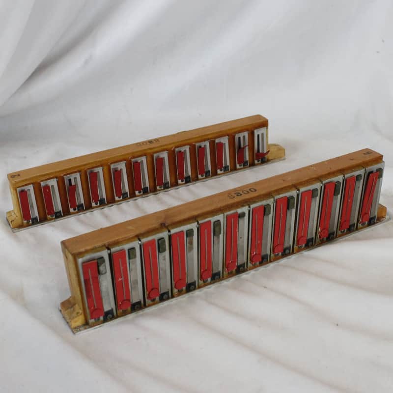 Scandalli Accordion Part - Set of Bass Reeds From Scandalli Accordion 2 Blocks 4x12 image 1