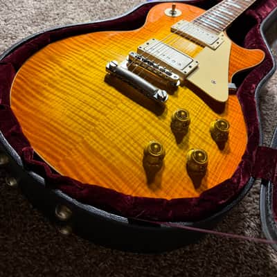 Gibson 2001 Custom Shop Class 5 Les Paul - Tangerine Burst image 14