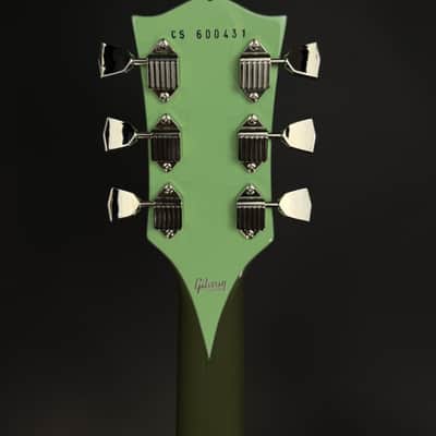 Gibson Custom Limited Edition Greatest Hits Volume II Les Paul Custom F-Hole B7 Bigsby - Two-Tone Green Gloss image 9