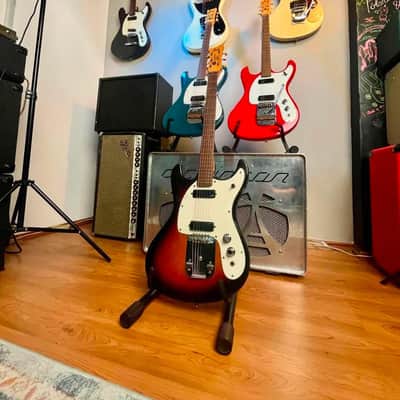 Mosrite Ventures II Slab Body B125 owned by GG Allin and The Jabbers 1965 - sunburst image 3